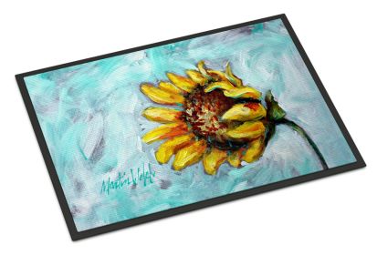 NEW Yellow Sun Sunflowers Doormat Front Door Mat Indoor Outdoor Rugs for Entryway, Non Slip Washable Low Pile, 18H X 27W