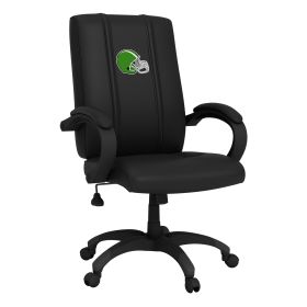 Office Chair 1000 with Football Helmet Gaming Logo (Helmet Color: Green)